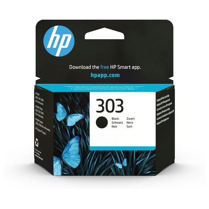 T6N02AEUUQ HP 303 Black Original Ink Cartridge T6N02AEUUQ HP 303 Black Original Ink Cartridge
