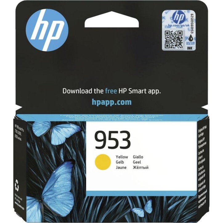 F6U14AEBGY HP 953 Yellow Original Ink Cartridge