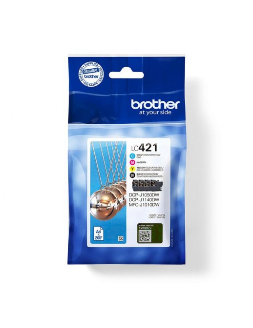 LC421VALDR LC421VALDR Brother LC421 VALUE BP INK & DR SEC TAG - MOQ 4