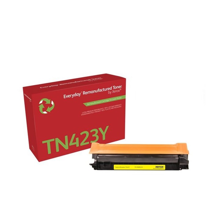 006R04524 Xerox Ay Remanufactured Everyday Yellow Remanufactured Toner By Xerox Replaces Brother Tn423Y, High Capacity 006R04524 Xerox Ay Remanufactured Everyday Yellow Remanufactured Toner By Xerox Replaces Brother Tn423Y, High Capacity