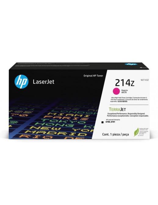 W2143Z W2143Z HP 214Z Ultra High Yield Magenta Original Laserjet Toner Cartridge