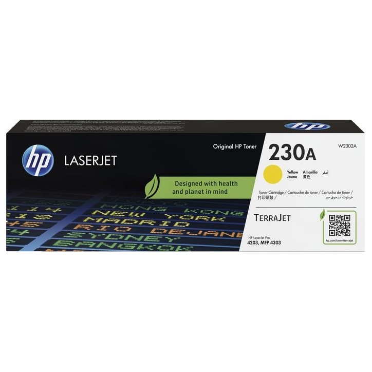 W2302A HP 230A Yellow Original Laserjet Toner Cartridge