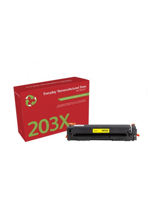 006R03622 006R03622 Xerox Ay Remanufactured Everyday Yellow Remanufactured Toner By Xerox Replaces Hp 203X (Cf542X), High Cap...