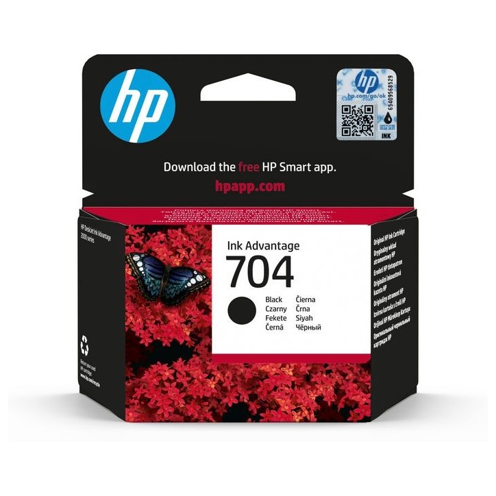 CN692AE HP 704 Black Original Ink Advantage Cartridge