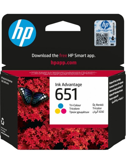C2P11AE C2P11AE HP 651 Tri-Color Original Ink Advantage Cartridge
