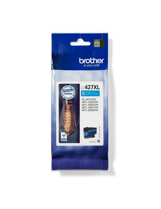 LC427XLC LC427XLC Brother LC-427XLC ink cartridge 1 pc(s) Original High (XL) Yield Cyan