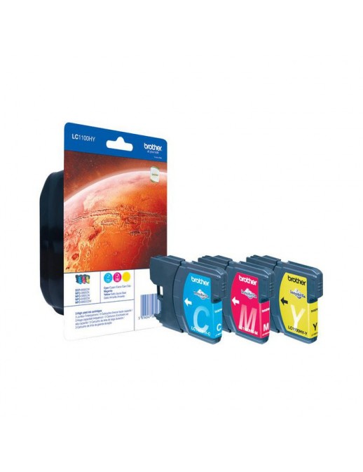 LC1100HYRBWBP LC1100HYRBWBP Brother Ink Cartridge 3 Pc(S) Original Cyan, Magenta, Yellow