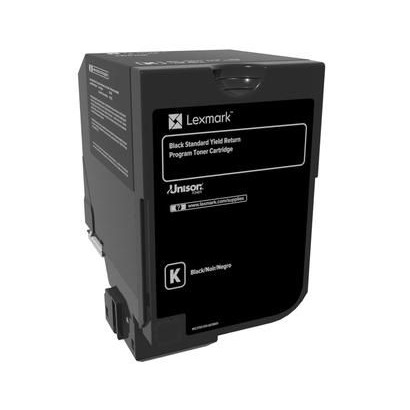 74C2SK0 74C2SK0 Lexmark 7K Black Return Program Toner Cartridge (CS72x, CX725)
