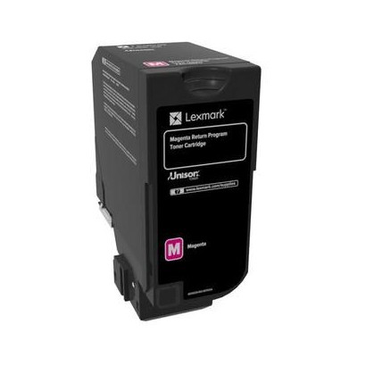 74C20M0 74C20M0 Lexmark CS720, CS725, CX725 Magenta Return Programme Toner Cartridge