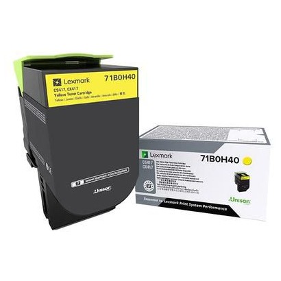 71B0H40 71B0H40 Lexmark Yellow High Yield Toner Cartridge