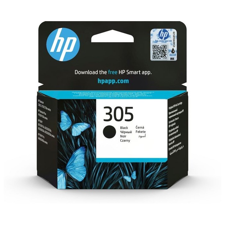 3YM61AE301 HP 305 Black Original Ink Cartridge