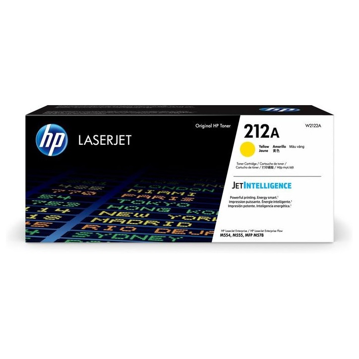 W2122A HP 212A Yellow Original LaserJet Toner Cartridge W2122A HP 212A Yellow Original LaserJet Toner Cartridge