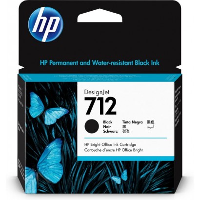 3ED71A 3ED71A HP 712 80-ml Black DesignJet Ink Cartridge