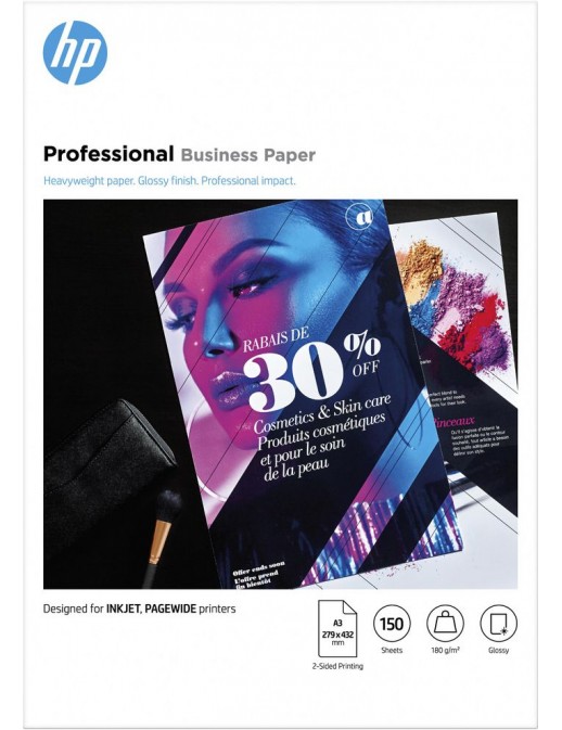 7MV84A 7MV84A HP Professional Multi-use Glossy FSC Paper