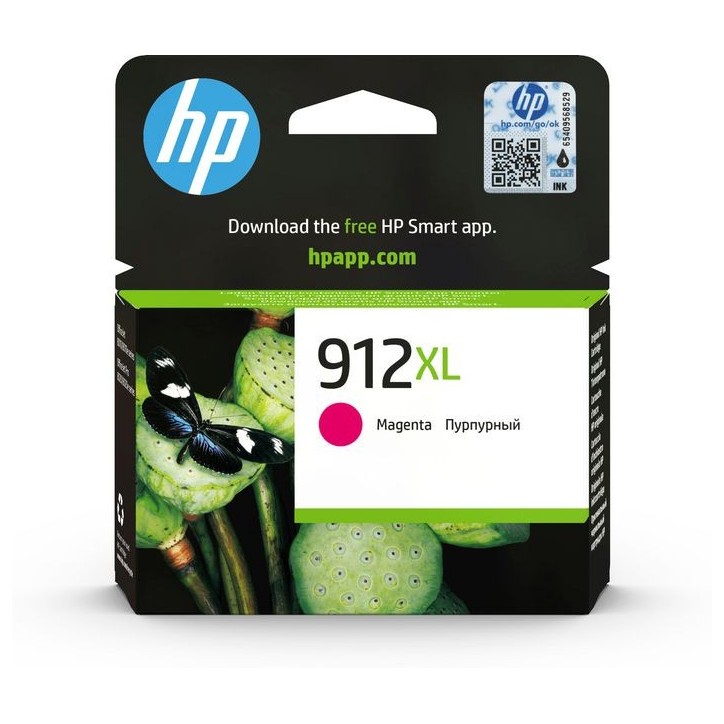 3YL82AEBGX HP Original Ink Cartridge, 825 pages, 10.4 ml, Magenta, EN/DE/FR/IT/NL/RU