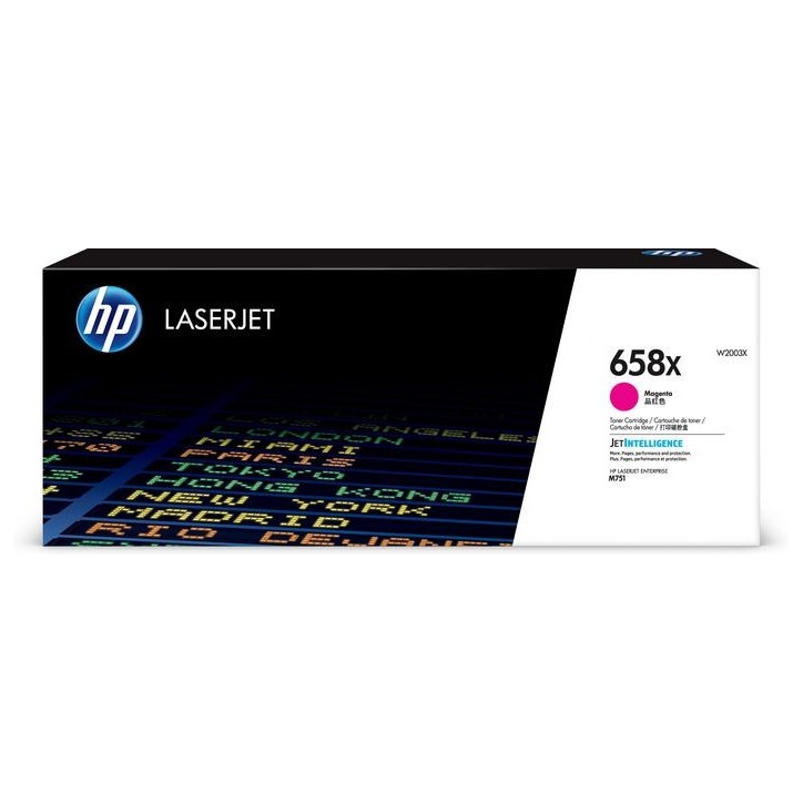 W2003X HP 658X High Yield Magenta Original LaserJet Toner Cartridge W2003X HP 658X High Yield Magenta Original LaserJet Toner Cartridge