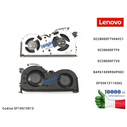 5F10S13912 5F10S13912 Lenovo System fan for Lenovo systems dimensions 7.4cm x 1cm x 16cm net weight 0.09kg ensures efficient ...