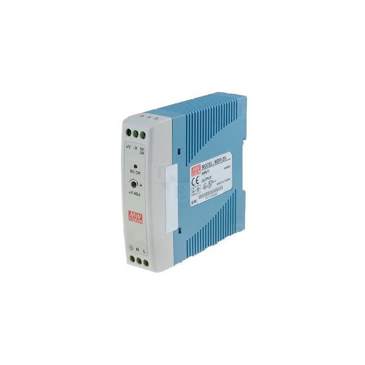 42102 Moxa DIN-RAIL 24VDC FORSYNING, -20 MDR-20-24