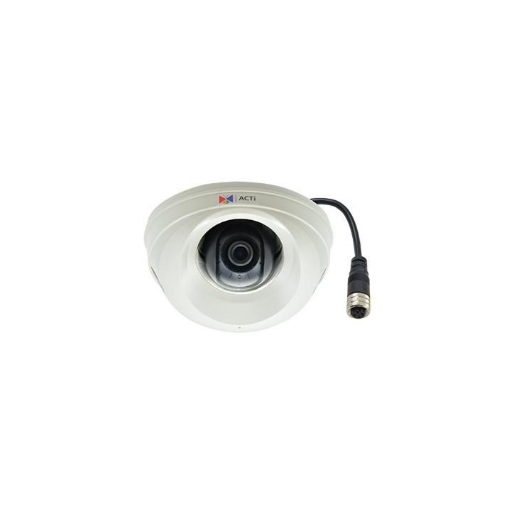 E99M ACTi CMOS 1/2.8", 3MP, H.264, 2D + 3D DNR, PoE, 461g