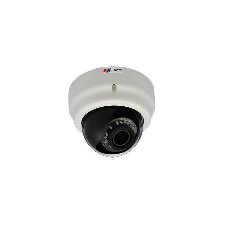 E63A ACTi 5MP, 1/3.2" CMOS, 1920x1080@30fps, Vari-focal Lens 2.8-12mm, F1.4, H.264/MJPEG, IR LED 30m, IK09