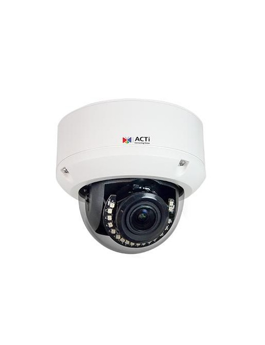 A817 A817 ACTi 8 MP, 1/2.8 " CMOS, IR LED, 2.8-12mm, 3840x2160, WDR, RJ-45, MicroSDHC/XC, DC 12V, PoE, IP66, IK10, 139.38x129...