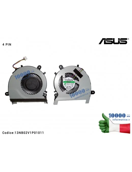 13NB02V1P01011 Ventola Fan CPU ASUS VivoBook S451 S451LA S451LB A451 A451C A451CA A451L A451CM A451LA (4 PIN) MF60070V1-C190-...