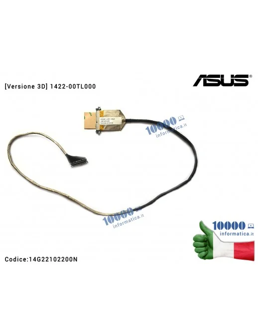 14G22102200N Cavo Flat LCD ASUS [VERSIONE 3D] ROG G73 G73J G73JH G73JW G73SW [3D] 1422-00TL000 14G22102200G