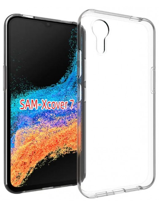 ES673119-BULK ES673119-BULK eSTUFF Samsung Galaxy Xcover 7 LONDON TPU Cover - Transparent Samsung Galaxy (Mobilephone) Xcover 7