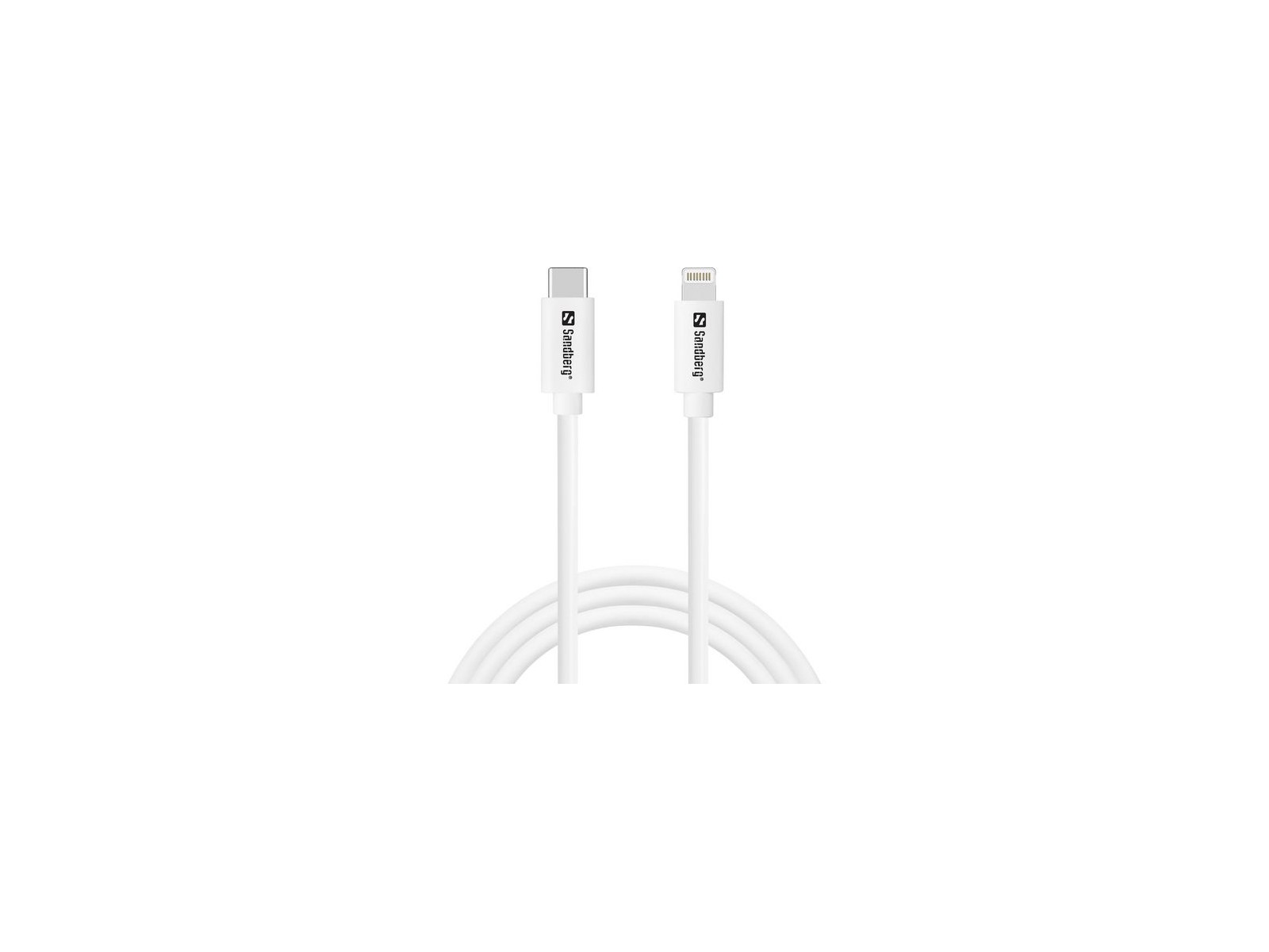 136-58 136-58 Sandberg USB-C PD to Lightning MFI, 1M NONE - Only use for non-battery items
