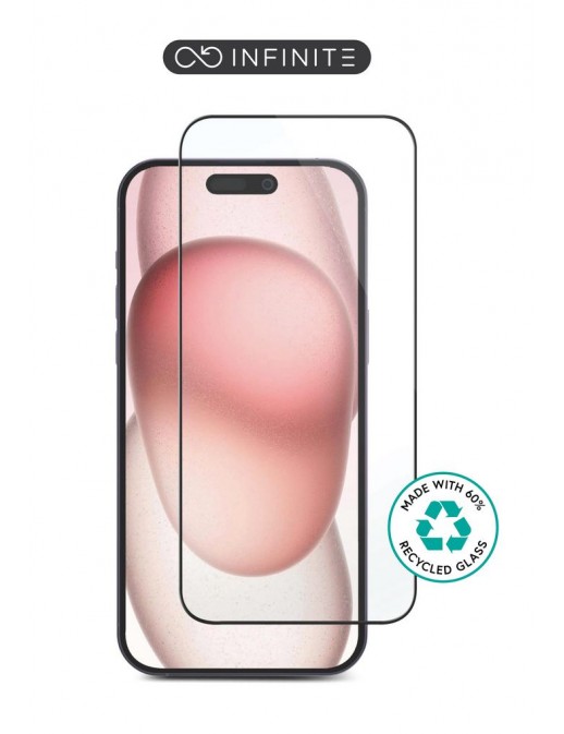 ES501423 ES501423 eSTUFF INFINITE iPhone 16 Pro Full Cover Screen Protector. Titan Shield® Apple iPhone 16 Pro