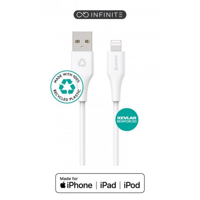 ES601270-BULK ES601270-BULK eSTUFF INFINITE Super Soft Lightning Cable 2m - 100% Recycled PVC Free Plastic ES601204-BULK, MD8...