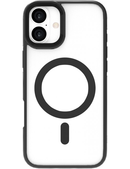 ES67141101 ES67141101 eSTUFF iPhone 16 Plus INFINITE HELSINKI Magnetic Stand Cover - Black - 86% recycled Plastic Apple iPhon...