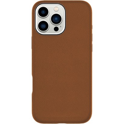 ES67160025 ES67160025 eSTUFF iPhone 16 Pro INFINITE VENICE Magnetic Leather Cover - Brown - 86% recycled material Apple iPhon...