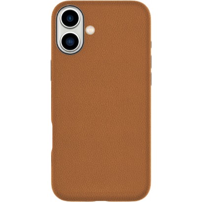 ES67160024 ES67160024 eSTUFF iPhone 16 INFINITE VENICE Magnetic Leather Cover - Brown - 86% recycled material Apple iPhone 16