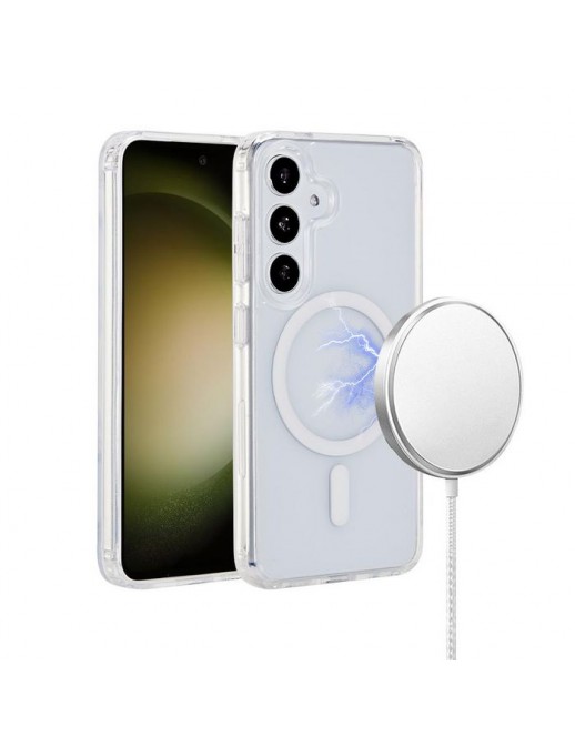 ES67403000 ES67403000 eSTUFF Samsung Galaxy S24 INFINITE OSLO Magnetic Hybrid Cover - Transparent - 86% recycled plastic Sams...