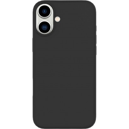 ES67120051 ES67120051 eSTUFF iPhone 16 Plus INFINITE RIGA Silicone Cover - Black - 76% recycled material Apple iPhone 16 Plus