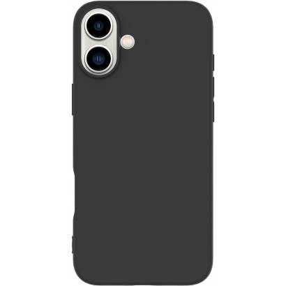 ES67101050-BULK ES67101050-BULK eSTUFF iPhone 16 INFINITE VIENNA TPU Cover - Black - 100% recycled plastic Apple iPhone 16