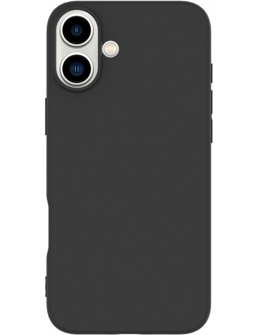 ES67101050-BULK ES67101050-BULK eSTUFF iPhone 16 INFINITE VIENNA TPU Cover - Black - 100% recycled plastic Apple iPhone 16
