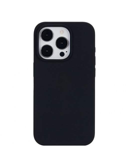 ES67150027-BULK ES67150027-BULK eSTUFF iPhone 15 Pro INFINITE ROME Magnetic Silicone Cover - Black - 76% recycled material Ap...