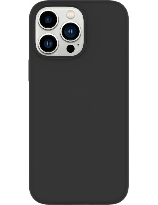 ES67120053-BULK ES67120053-BULK eSTUFF iPhone 16 Pro Max INFINITE RIGA Silicone Cover - Black - 76% recycled material Apple i...