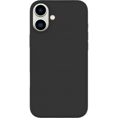 ES67120050-BULK ES67120050-BULK eSTUFF iPhone 16 INFINITE RIGA Silicone Cover - Black - 76% recycled material Apple iPhone 16