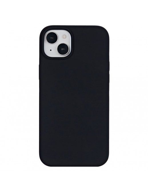 ES67150026-BULK ES67150026-BULK eSTUFF iPhone 15 Plus INFINITE ROME Magnetic Silicone Cover - Black - 76% recycled material A...