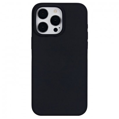 ES67120028-BULK ES67120028-BULK eSTUFF iPhone 15 Pro Max INFINITE RIGA Silicone Cover - Black - 76% recycled material Apple i...