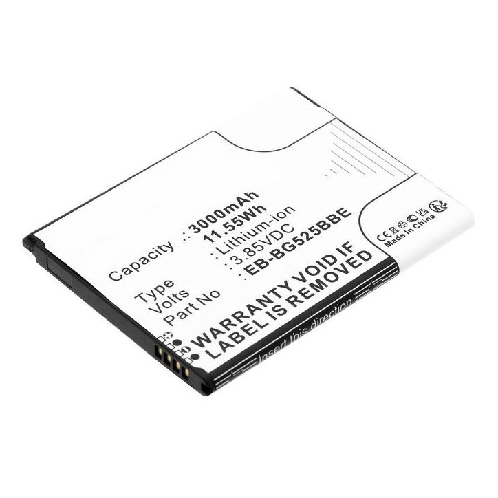 MBXSA-BA0202 CoreParts Battery for Samsung Mobile 11.55Wh 3.85V 3000mAh for Galaxy XCover 5 2021,SM-G525F,SM-G525F/DS,Galaxy XCo