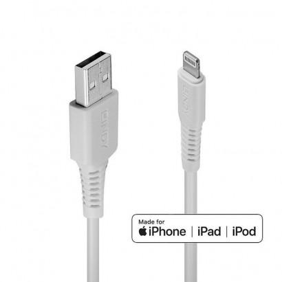 31326 31326 Lindy 1M Usb To Lightning Cable White 875499