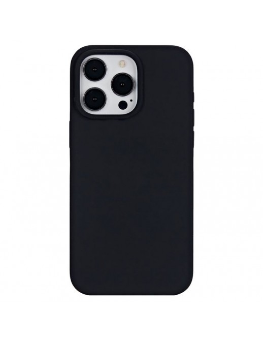 ES67150028 ES67150028 eSTUFF iPhone 15 Pro Max INFINITE ROME Magnetic Silicone Cover - Black - 76% recycled material Apple iP...