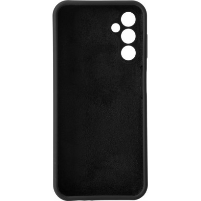 ES673214-BULK ES673214-BULK eSTUFF Samsung Galaxy A14 4G MADRID Silicone Cover - Black Samsung Galaxy (Mobilephone) A14 (2023)
