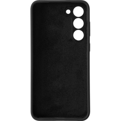 ES673201-BULK ES673201-BULK eSTUFF Samsung Galaxy S23+ MADRID Silicone Cover - Black Samsung Galaxy (Mobilephone) S23+