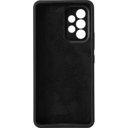 ES673195-BULK ES673195-BULK eSTUFF Samsung Galaxy A53 5G MADRID Silicone Cover - Black Samsung Galaxy (Mobilephone) A53 5G (2...