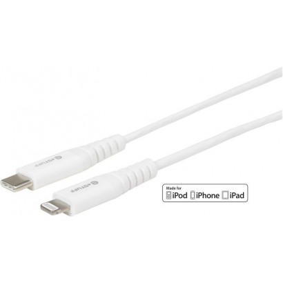 ES602021 ES602021 eSTUFF USB-C Lightning Cable MFI 0,5m White MK0X2ZM/A, MQGJ2ZM/A, MX0K2ZM/A Apple iPad Pro 9.7-inch, Pro 12...